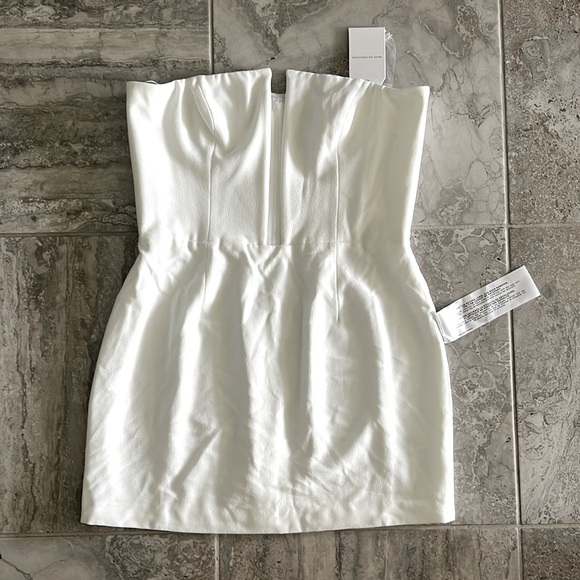 Dress the Population Chloe Illusion Inset Strapless Mini Dress Size XXL NEW $158 - Picture 6 of 8